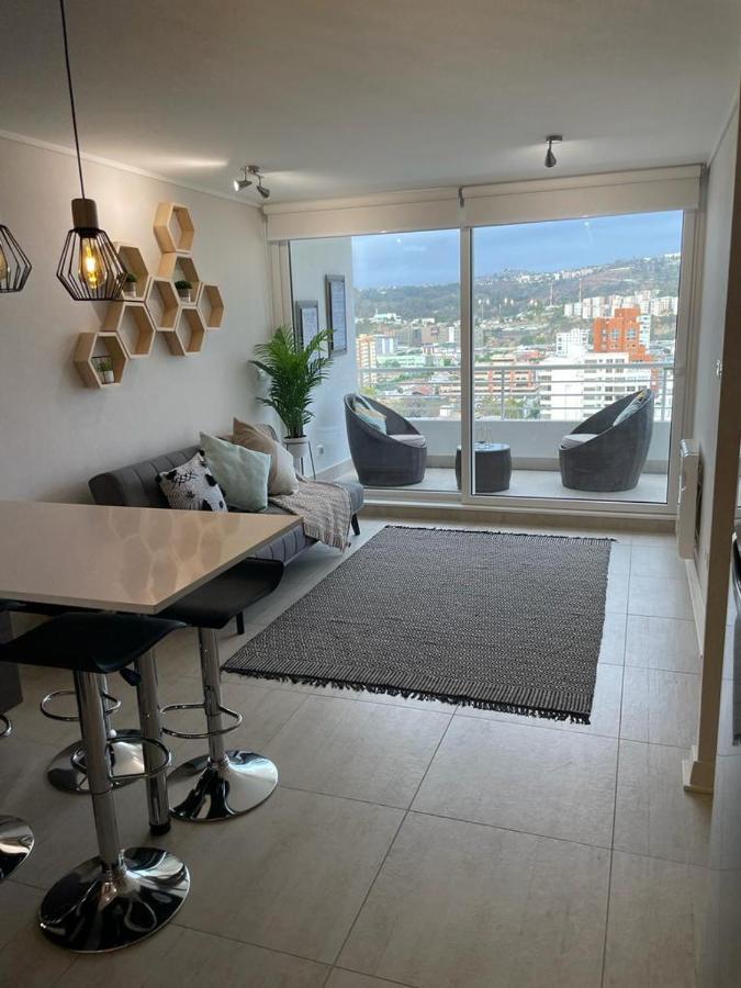 Ferienwohnung Departamento De Lujo Estacionamiento Privado Y Cocina Integral Vina del Mar Exterior foto